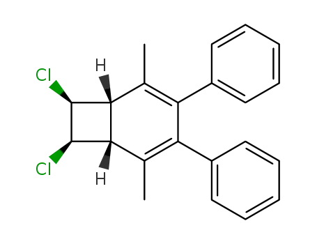 (1S,6R,7R,8S)-7,8-Dichloro-2,5-dimethyl-3,4-diphenyl-bicyclo[4.2.0]octa-2,4-diene