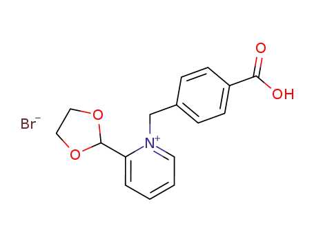 1-(4-carboxy-benzyl)-2-[1,3]dioxolan-2-yl-pyridinium; bromide