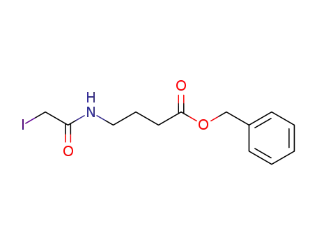 Butanoic acid, 4-[(iodoacetyl)amino]-, phenylmethyl ester