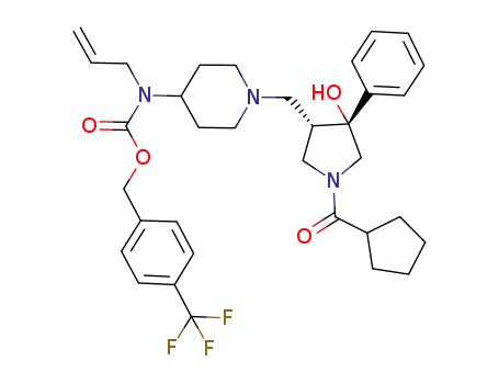 C<sub>34</sub>H<sub>42</sub>F<sub>3</sub>N<sub>3</sub>O<sub>4</sub>