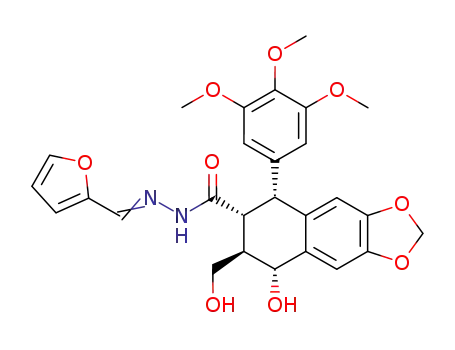 podophyllinic acid furfurylidenehydrazide