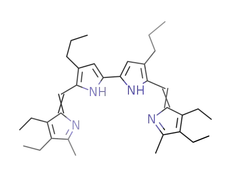 ((CH<sub>3</sub>)C<sub>4</sub>N(C<sub>2</sub>H<sub>5</sub>)2)2CH(C<sub>4</sub>NH<sub>2</sub>(CH<sub>2</sub>CH<sub>2</sub>CH<sub>3</sub>))2CH