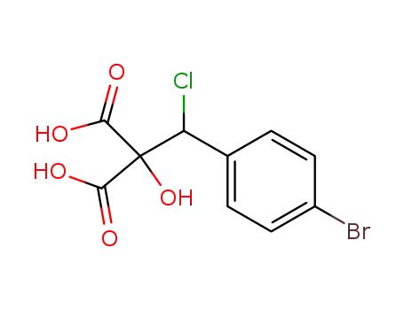 2-[(4-Bromo-phenyl)-chloro-methyl]-2-hydroxy-malonic acid