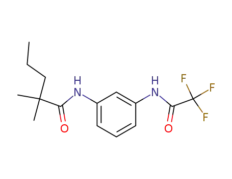 Molecular Structure of 25228-59-5 (Pentanamide, 2,2-dimethyl-N-[3-[(trifluoroacetyl)amino]phenyl]-)