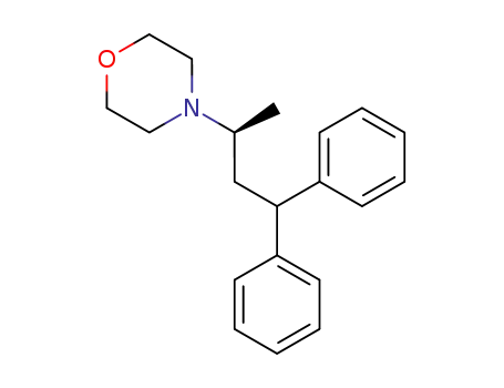Molecular Structure of 102239-09-8 ((+)-4-(1-methyl-3,3-diphenyl-propyl)-morpholine)
