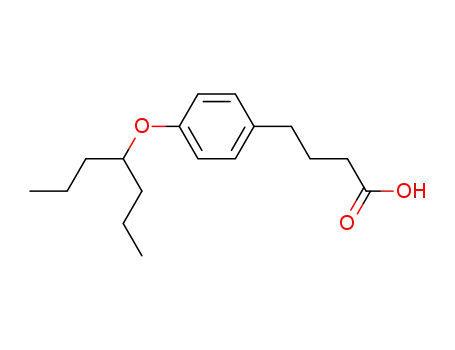 4-<p-(1-Propyl-butyloxy)-phenyl>-buttersaeure