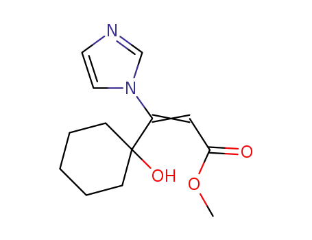methyl 3-(1-hydroxycyclohexyl)-3-(1H-imidazol-1-yl)acrylate