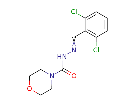 morpholine-4-carboxylic acid (2,6-dichloro-benzylidene)-hydrazide
