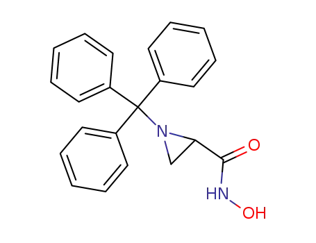 (+/-)-1-trityl-aziridine-2-carbohydroxamic acid