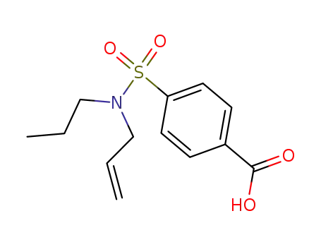 Molecular Structure of 38825-94-4 (p-(N-Propyl-N-2-propenylsulfamoyl)benzoesaeure)