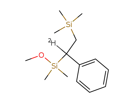 1-Deuterio-1-methoxydimethylsilyl-2-trimethylsilyl-1-phenylaethan