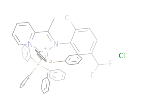 (2-chloro-(5-trifluoromethylphenyl)pyridin-2-ylethylamine)(triphenylphosphine)copper(I) chloride