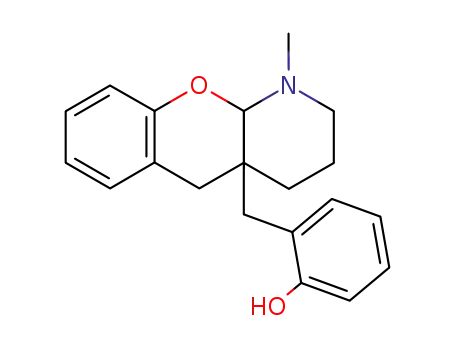 2-(1-methyl-1,3,4,10a-tetrahydro-2<i>H</i>,5<i>H</i>-chromeno[2,3-<i>b</i>]pyridin-4a-ylmethyl)-phenol