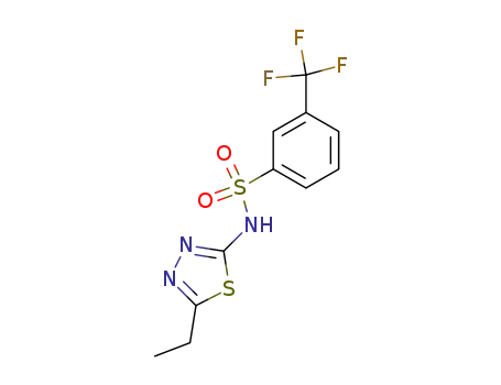 Benzenesulfonamide,
N-(5-ethyl-1,3,4-thiadiazol-2-yl)-3-(trifluoromethyl)-