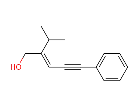 (E)-2-Isopropyl-5-phenyl-pent-2-en-4-yn-1-ol