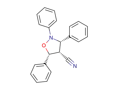 2,3<i>c</i>,5<i>c</i>-triphenyl-isoxazolidine-4<i>r</i>-carbonitrile