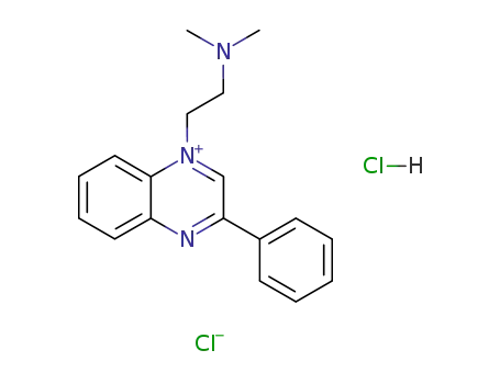 1-(2-dimethylamino-ethyl)-3-phenyl-quinoxalinium; chloride-hydrochloride