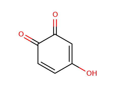 Molecular Structure of 65271-61-6 (3,5-Cyclohexadiene-1,2-dione, 4-hydroxy-)