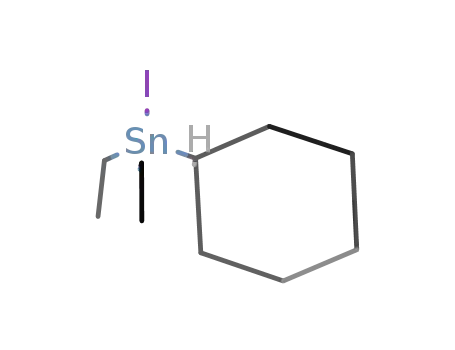 (C<sub>2</sub>H<sub>5</sub>)2Sn(cyclo-C<sub>6</sub>H<sub>11</sub>)I