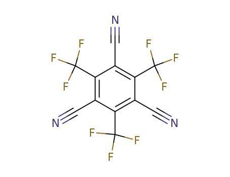 Molecular Structure of 65387-34-0 (1,3,5-Benzenetricarbonitrile, 2,4,6-tris(trifluoromethyl)-)