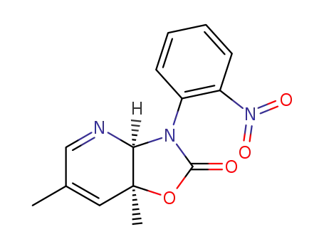 6,7a-dimethyl-3-(2-nitro-phenyl)-(3a<i>r</i>,7a<i>c</i>)-3a,7a-dihydro-3<i>H</i>-oxazolo[4,5-<i>b</i>]pyridin-2-one
