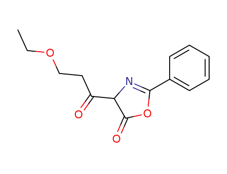 4-(3-ethoxy-propionyl)-2-phenyl-4<i>H</i>-oxazol-5-one