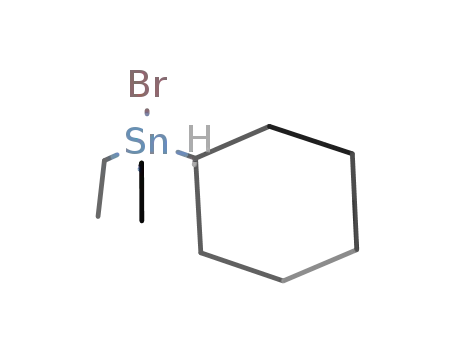 (C<sub>2</sub>H<sub>5</sub>)2Sn(cyclo-C<sub>6</sub>H<sub>11</sub>)Br