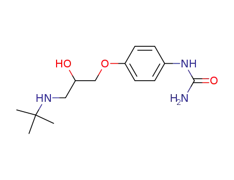 Molecular Structure of 31089-02-8 (Urea, [4-[3-[(1,1-dimethylethyl)amino]-2-hydroxypropoxy]phenyl]-)