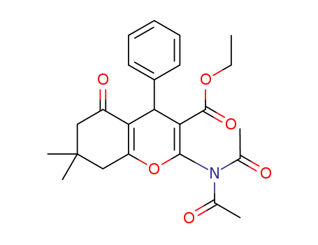 ethyl 2-(diacetylamino)-7,7-dimethyl-5-oxo-4-phenyl-5,6,7,8-tetrahydro-4H-chromene-3-carboxylate