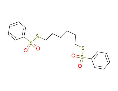 Benzenesulfonothioic acid, S,S'-1,6-hexanediyl ester