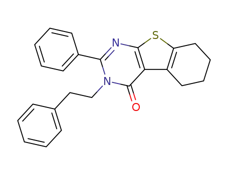 3-phenethyl-2-phenyl-5,6,7,8-tetrahydro-3<i>H</i>-benzo[4,5]thieno[2,3-<i>d</i>]pyrimidin-4-one
