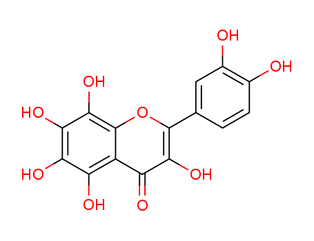 4H-1-Benzopyran-4-one,
2-(3,4-dihydroxyphenyl)-3,5,6,7,8-pentahydroxy-