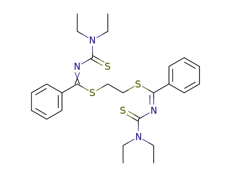 1,6-bis(N,N-diethylthiocarbamoylimino)-1,6-diphenyl-2.5-dithiahexane
