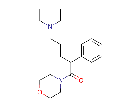 Molecular Structure of 94431-81-9 (4-(5-diethylamino-2-phenyl-pentanoyl)-morpholine)
