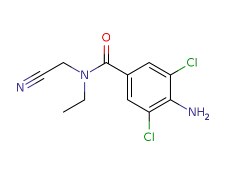 N-(4-Amino-3,5-dichlorbenzoyl)-N-ethylcyanamid