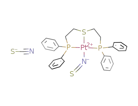 [Pt(bis(2-(diphenylphosphino)ethyl)sulfide)(NCS)]SCN