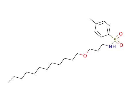 Molecular Structure of 909-88-6 (N-<3-Lauryloxy-propyl>-p-toluolsulfonamid)