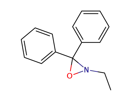 Molecular Structure of 53258-77-8 (2-ethyl-3,3-diphenyl-oxaziridine)