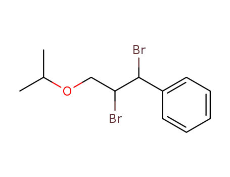 β,γ-Dibrom-γ-phenyl-propyl-isopropylether
