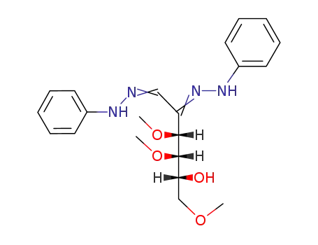 <i>O</i><sup>3</sup>,<i>O</i><sup>4</sup>,<i>O</i><sup>6</sup>-trimethyl-D-<i>lyxo</i>-[2]hexosulose-bis-phenylhydrazone