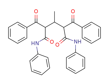 2,4-dibenzoyl-3-methyl-pentanedioic acid dianilide