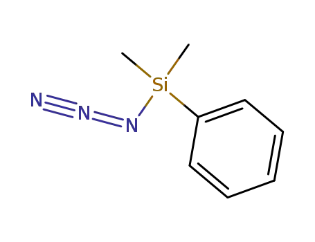 Molecular Structure of 4774-74-7 (Silane, azidodimethylphenyl-)