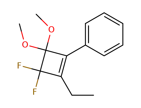 (2-Ethyl-3,3-difluoro-4,4-dimethoxy-cyclobut-1-enyl)-benzene
