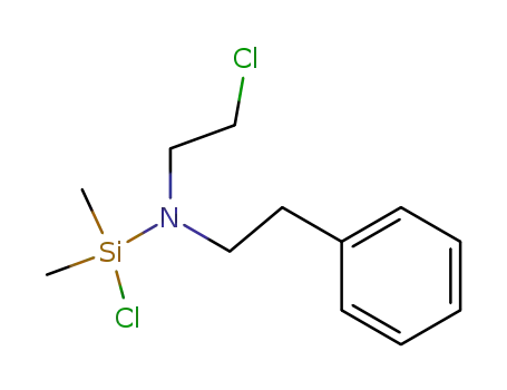 1-Chlor-N-2-chloraethyl-1,1-dimethyl-N-phenaethylsilylamin