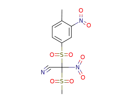 Molecular Structure of 62283-48-1 (Acetonitrile, [(4-methyl-3-nitrophenyl)sulfonyl](methylsulfonyl)nitro-)