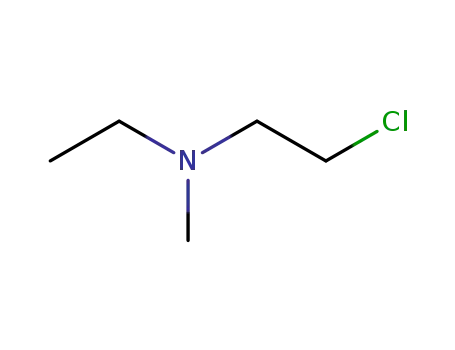 Molecular Structure of 54153-16-1 (Ethyl-<2-chlor-ethyl>-methyl-amin)