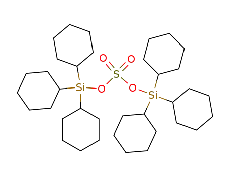 Molecular Structure of 61209-12-9 (Silanol, tricyclohexyl-, sulfate (2:1))