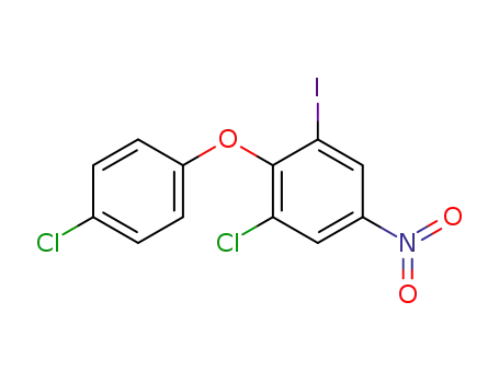 1-Chloro-2-(4-chloro-phenoxy)-3-iodo-5-nitro-benzene