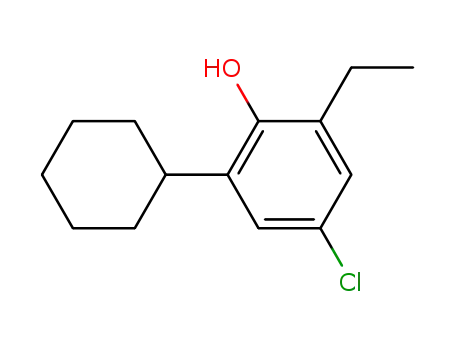 4-Chlor-2-aethyl-6-cyclohexylphenol