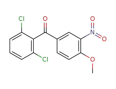 (2,6-Dichloro-phenyl)-(4-methoxy-3-nitro-phenyl)-methanone